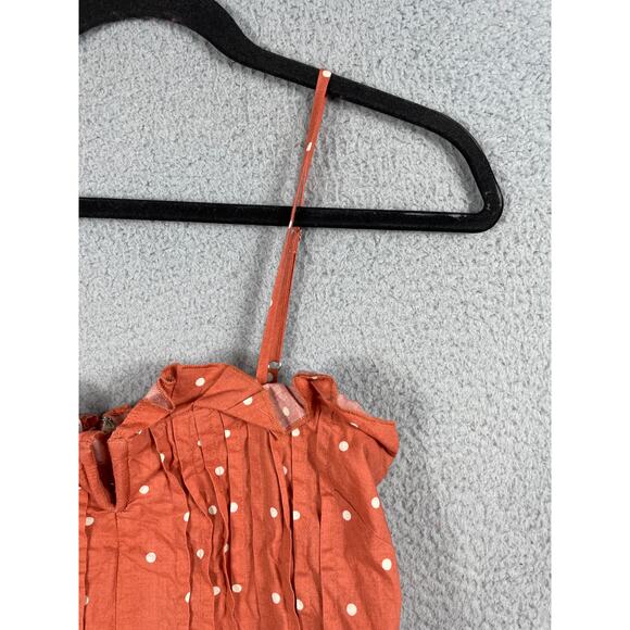 Madewell Womens Size 2 Pintuck Cami Dress Polka Dot - Picture 9 of 10
